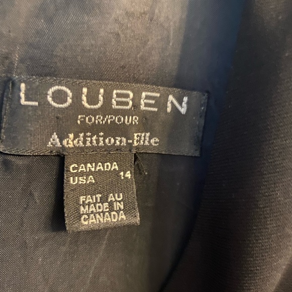 Louben by Additionelle little black dress. Size 14. Black. - Picture 2 of 2